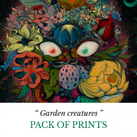 Garden creatures *Pack of prints*